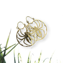 Load image into Gallery viewer, Spider Brass Earrings

