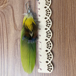 Statement Single Feather Earring