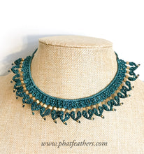 Load image into Gallery viewer, Macrame Choker Necklace
