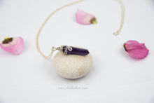 Load image into Gallery viewer, Amethyst Pendulum Necklace
