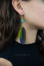 Load image into Gallery viewer, Parrot Feather Earrings
