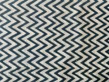 Load image into Gallery viewer, Block Print Black ZigZag Scarf
