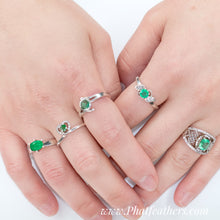 Load image into Gallery viewer, Intricate Emerald Ring
