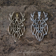 Load image into Gallery viewer, Stag pendant necklace
