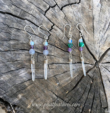 Load image into Gallery viewer, Raw Quartz Earrings
