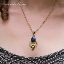 Load image into Gallery viewer, Beetle and Precious Stone Pendant
