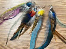 Load image into Gallery viewer, Vibrant Feather Earring
