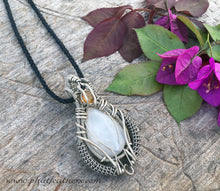 Load image into Gallery viewer, Mens Moonstone Necklace
