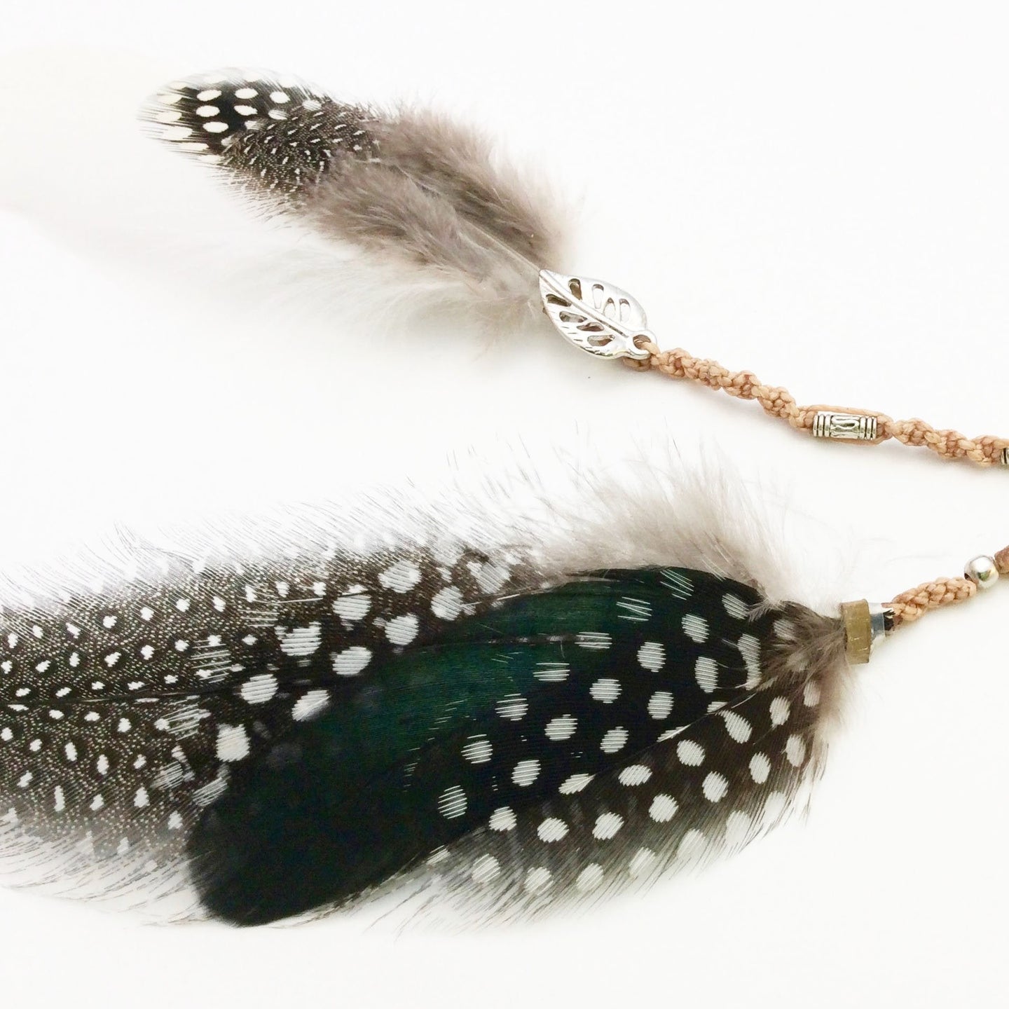 Guinea Fowl Hair Feathers