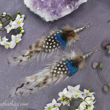 Load image into Gallery viewer, Spotted Feather Earrings
