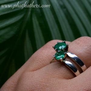 Square Emerald Ring