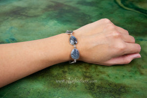 Labradorite Silver Bracelet