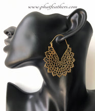 Load image into Gallery viewer, Big Mandala Earrings
