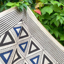 Load image into Gallery viewer, Block Print Big Triangle Scarf
