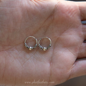 Petite Hoops Earrings