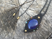Load image into Gallery viewer, Lapis Chakra Necklace
