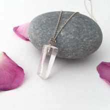 Load image into Gallery viewer, Quartz Silver Necklace
