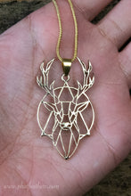 Load image into Gallery viewer, Stag pendant necklace
