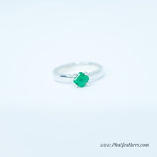 Load image into Gallery viewer, Square Emerald Ring
