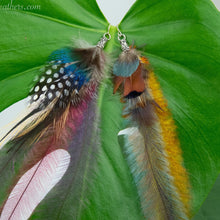 Load image into Gallery viewer, Extra Long Single Feather Earrings
