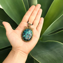 Load image into Gallery viewer, Chrysocolla Statement Necklace
