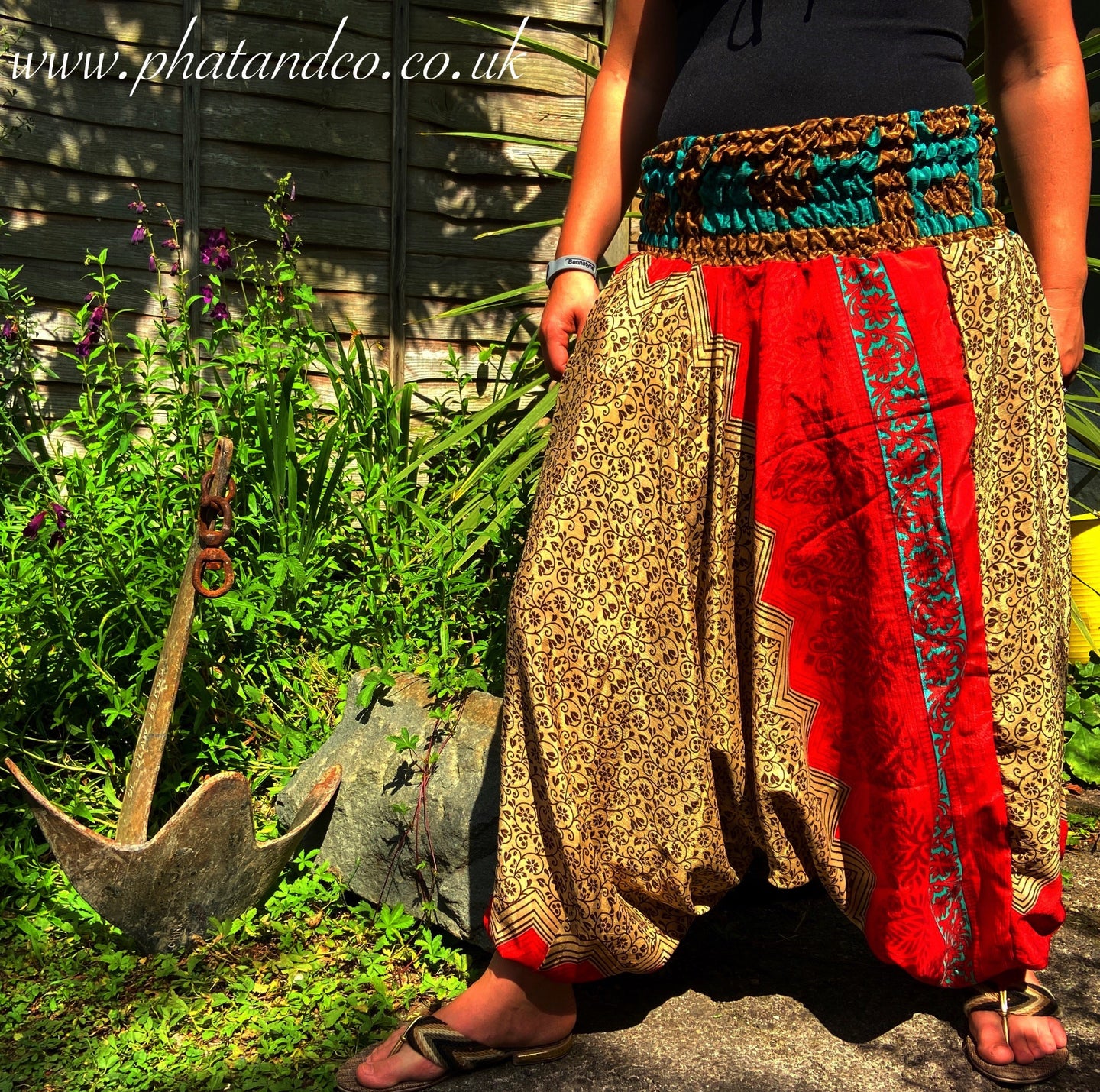 Aladdin Trousers - Gold and Red