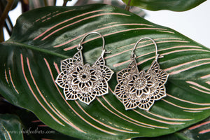 Mini Mandala Flower Earrings