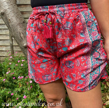 Load image into Gallery viewer, Paisley Shorts - Coral

