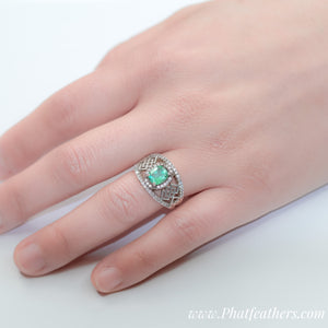 Intricate Emerald Ring