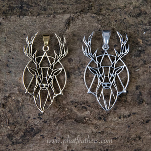Stag pendant necklace