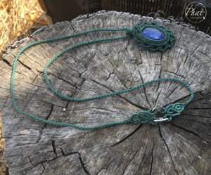 Lapis Wave Necklace