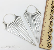Load image into Gallery viewer, XL Triangle Earrings
