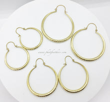 Load image into Gallery viewer, Shimmer Hoops Brass
