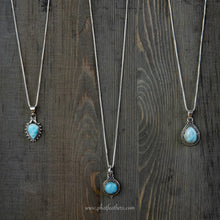 Load image into Gallery viewer, Silver Larimar Necklace
